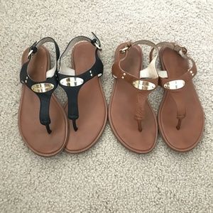 Michael Kors Thong Sandals Set